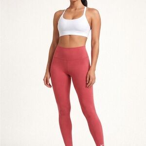 Nike One Mid-Rise Yoga Leggings – Women’s coral color NWT